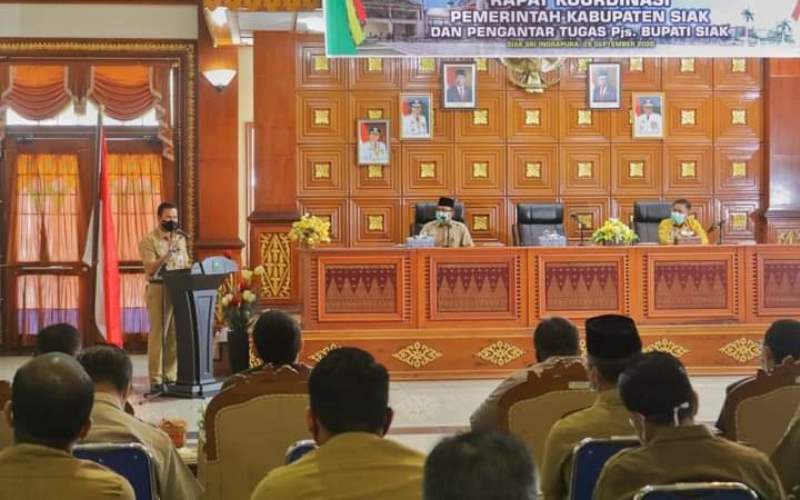 Inilah Pesan Pjs Bupati Siak dalam Rapat Koordinasi Perdana