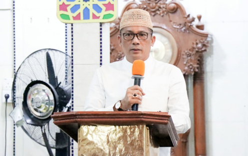 HM Adil Hadiri Tabliqh Akbar Bersama Ketua MUI Riau di Meranti