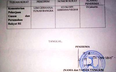 LSM GTN Minta Menteri PUPR Ganti Satker PSPLP Riau