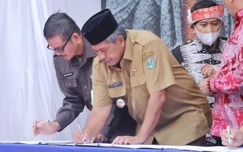 Bupati Alfedri Dukung Program Pemberdayaan UKMK Berbasis Kelapa Sawit.