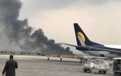 Pesawat Bangladesh Tergelincir di Bandara Nepal