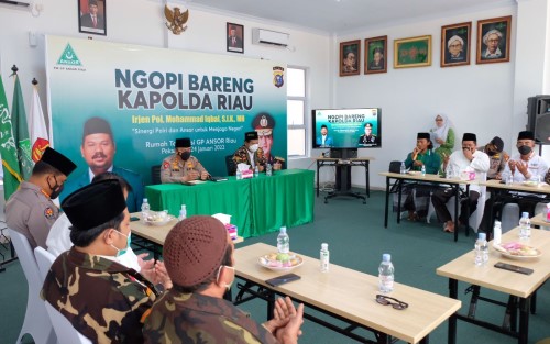 Silaturahmi dengan GP Anshor Riau, Ini Kata Irjen Iqbal