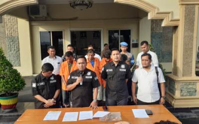 Polres Asahan Ringkus 4 Tersangka Rampok Supir Tangki