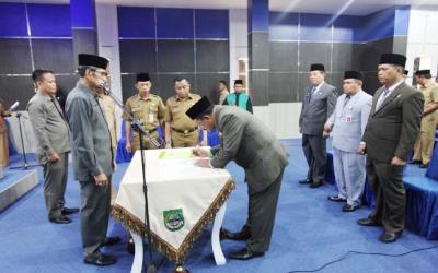 Bupati Rohul Lantik Pejabat Eselon II dan III