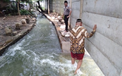 Anjangsana Polsek Cikupa Pecahkan Masalah Air Meluap