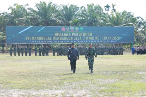 Inspektur Jenderal TNI AD Besok Tutup TMMD ke-119 di Sungai Tengah