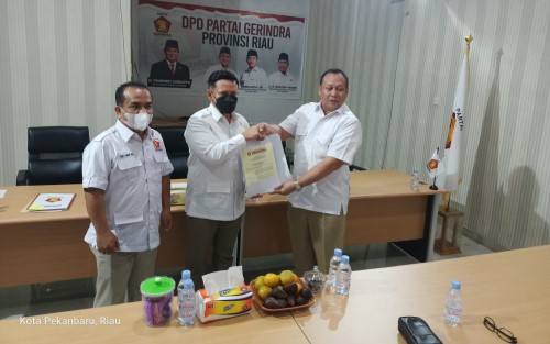 Androy Ade Rianda Jabat Ketua DPC Partai Gerindra Siak