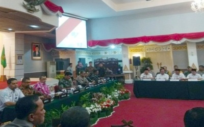 Kepala Daerah di Riau Bahas Karhutla Bersama Panglima TNI