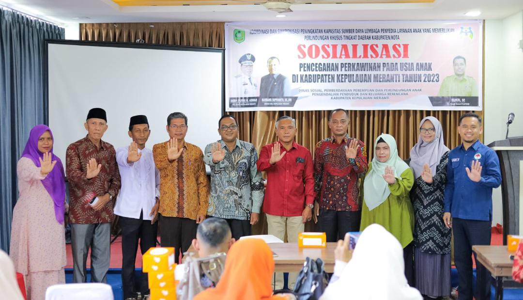 Pemkab Meranti Gelar Sosialisasi Pencegahan Perkawinan Anak Usia Dini