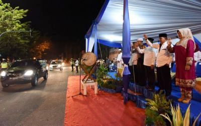 Bupati Kampar Lepas Pawai Takbiran Keliling