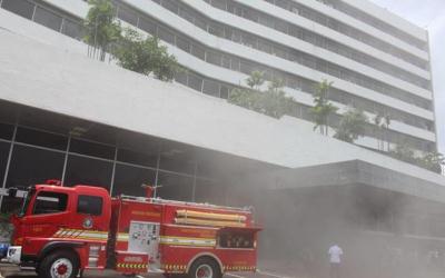 Gedung Nusantara DPR RI Terbakar di Lantai 8