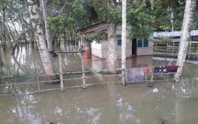 Sungai di Riau Mulai Meluap, Seorang Warga Meninggal 