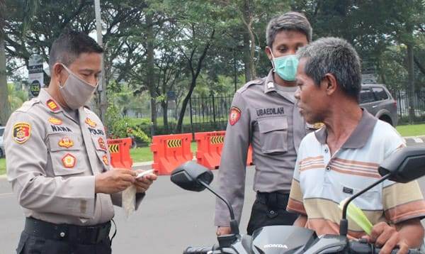 Update Pelanggaran PSBB Polresta Tangerang Ke-44
