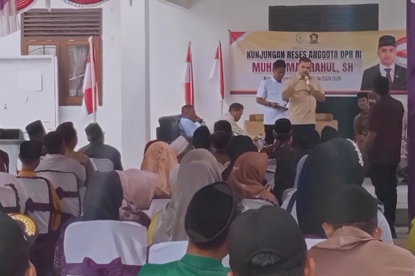 Tampung Aspirasi Warga Tambusai Utara, Muhammad Rahul Janji Bawa Isu Narkoba ke Pusat