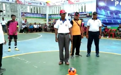 HUT PGRI Piala Bupati Rohil, 45 Tim Futsal Ikut Berlaga