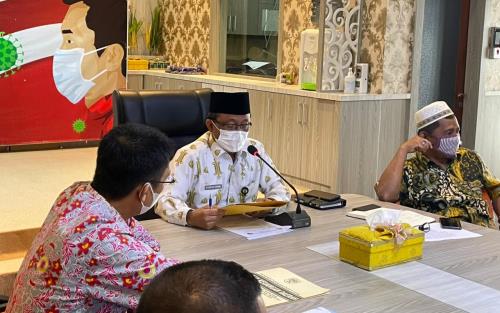 Sekda Siak Ikuti Rakor Supervisi Pencegahan Korupsi