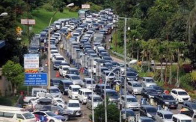 Libur Imlek, Kawasan Puncak Bogor Macet