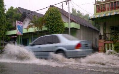 Hujan Satu Jam, Ponorogo Kota Direndam Banjir