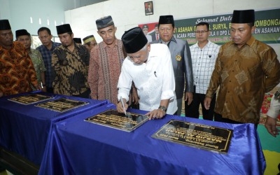 Bupati Asahan Resmikan Aula II DPD LDII di Air Batu