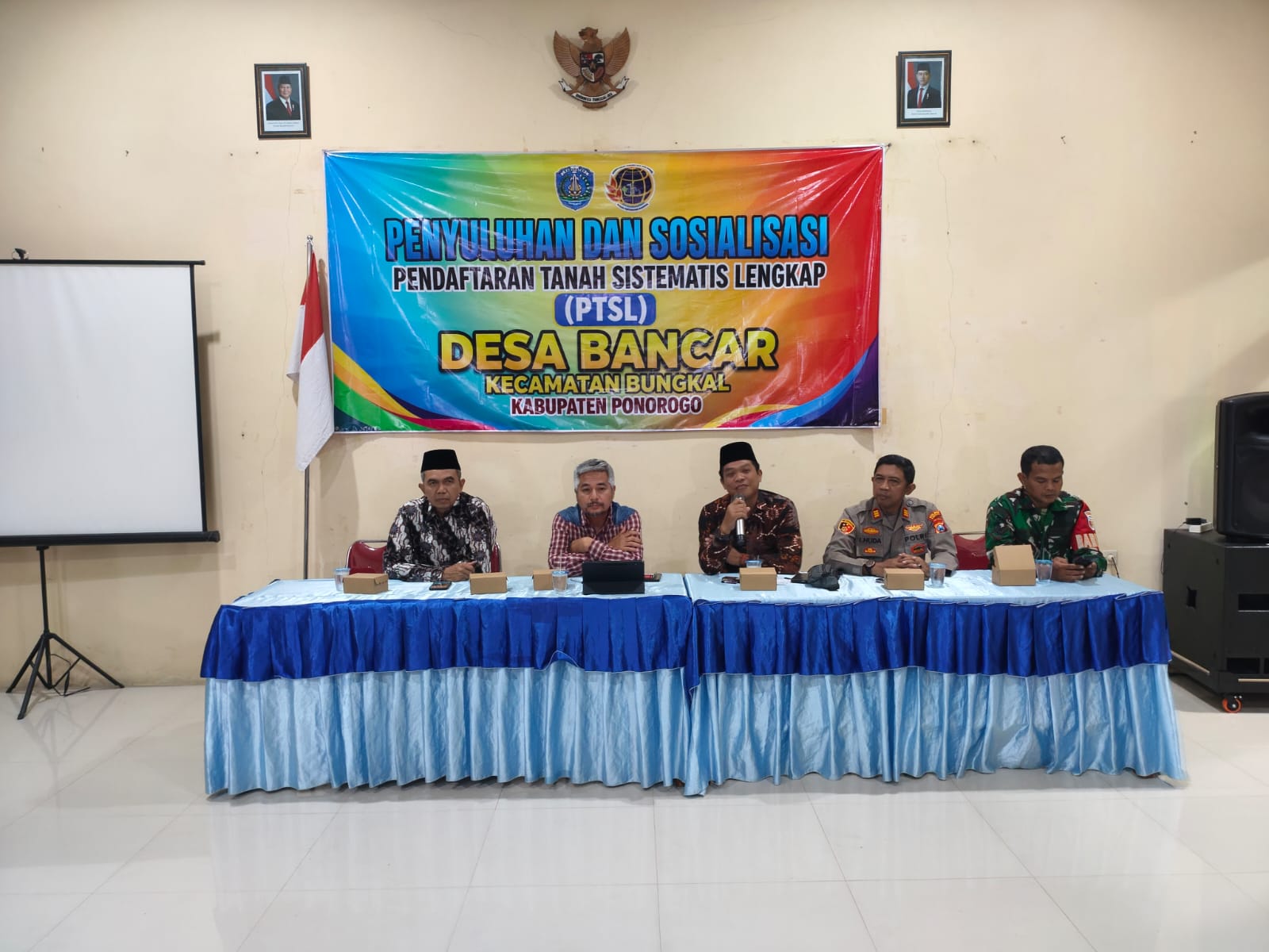 Kantor Pertanahan Ponorogo Gandeng Pemdes Bancar Gelar Sosialisasi PTSL