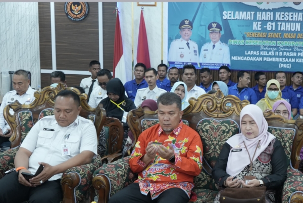 Peringati HKN ke-61, Pemkab Rohul Gelar Cek Kesehatan Gratis Warga Binaan di Lapas Pasir Pengaraian