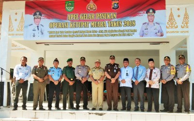 Bupati Sukiman Pimpin Apel Gelar Pasukan Ops Ketupat 2018