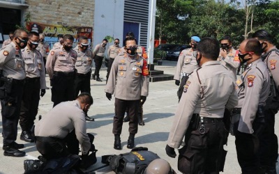 Kapolresta Tangerang Beri Arahan Anggota Sabhara