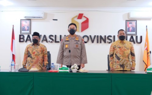 Kapolda Riau Irjen Iqbal Bawaslu : Bawaslu Mita Kepolisian