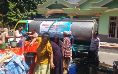 Air Bersih Kiriman Gema Dua Diserbu Warga Bungu Ponorogo 