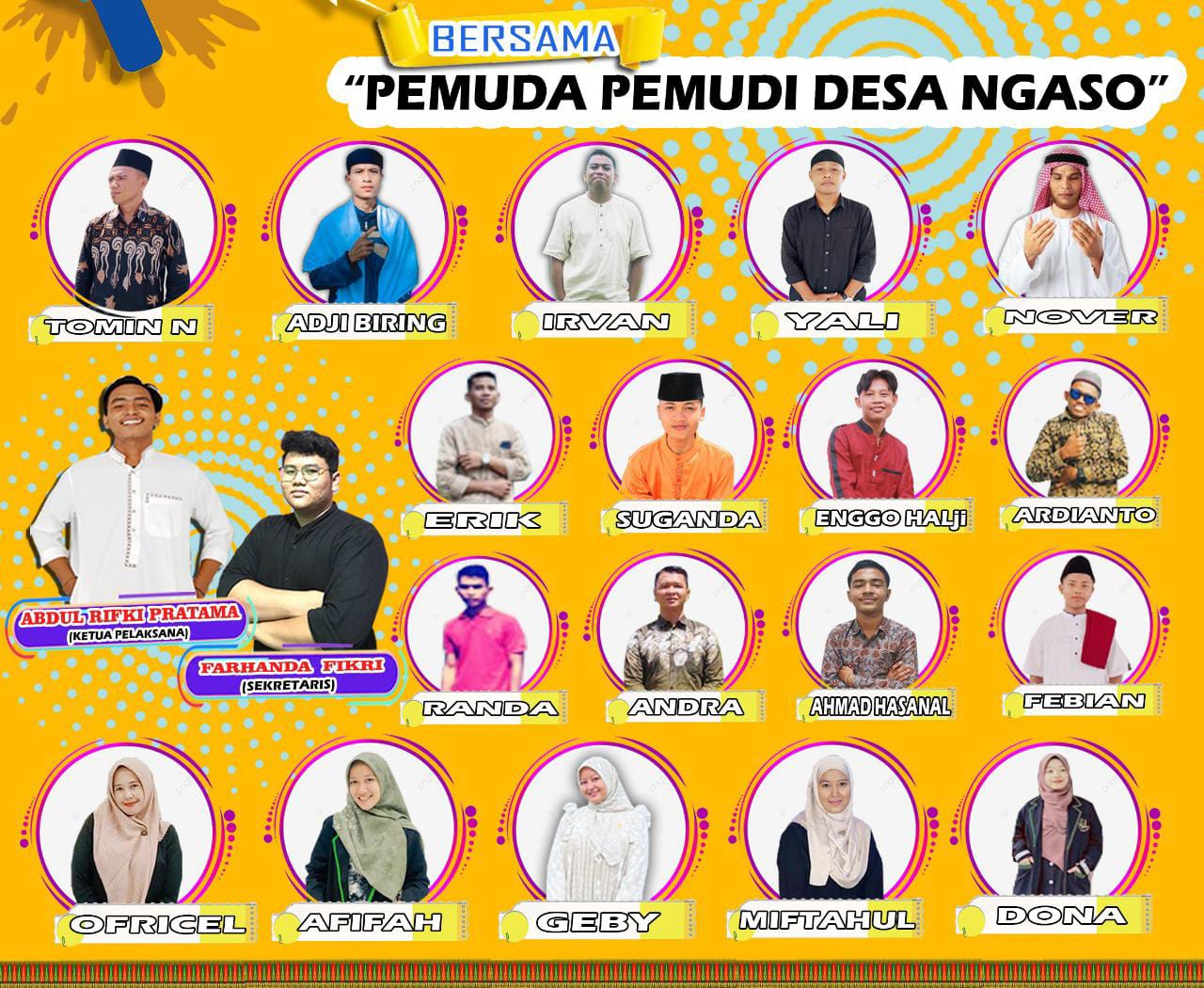 Pemuda dan Pemudi Desa Ngaso Sukses Gelar Peringatan 1 Muharram 1446 H