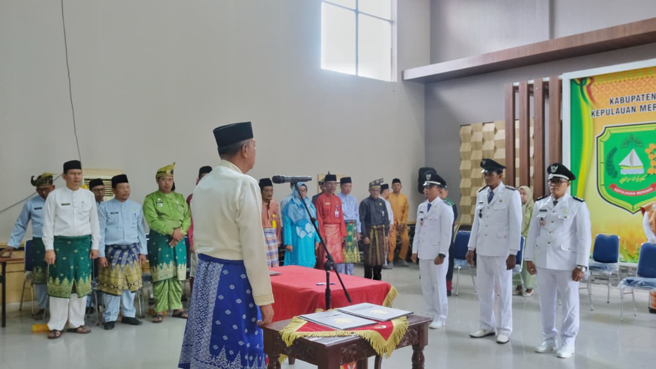 3 Pj Kades Di Kepulauan Meranti Resmi Dilantik