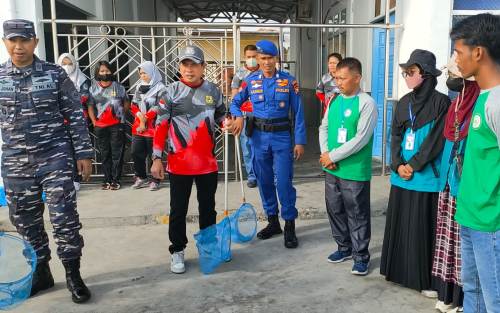 Hari Perhubungan Nasional, UPP Kelas lll Panipahan Bersih-bersih Laur