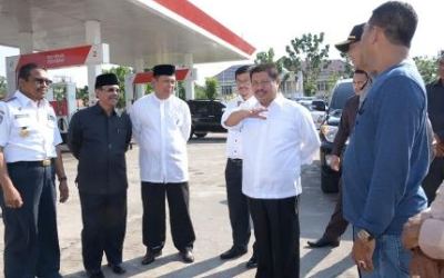 H-1 Bupati Bengkalis Tinjau Poskotik