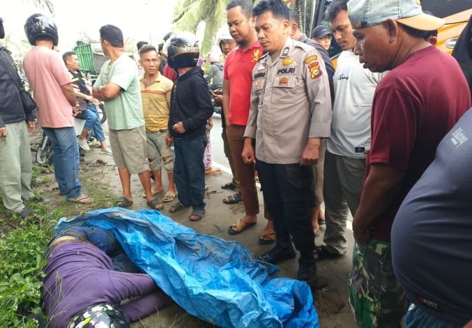 Mayat Mr X Ditemukan di Pinggir Jalan Yos Sudarso Pekanbaru