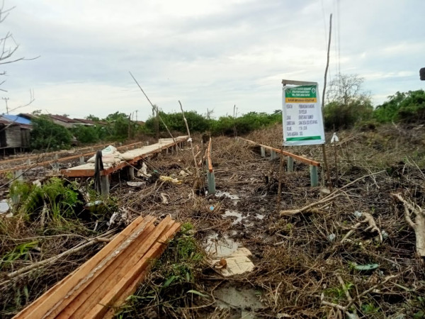 Proyek Kandang Itek BUMKep Panipahan Darat Palika Dinilai Tak Transparan