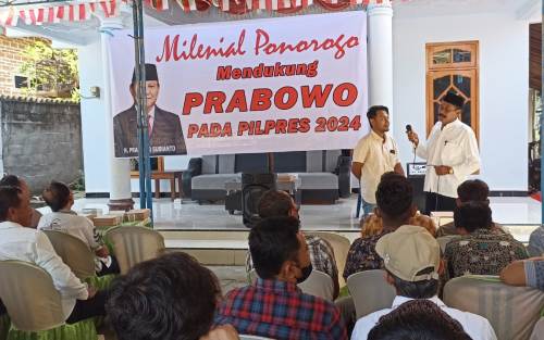 Dukung Prabowo Presiden, Milenial Ponorogo Gelar Deklarasi