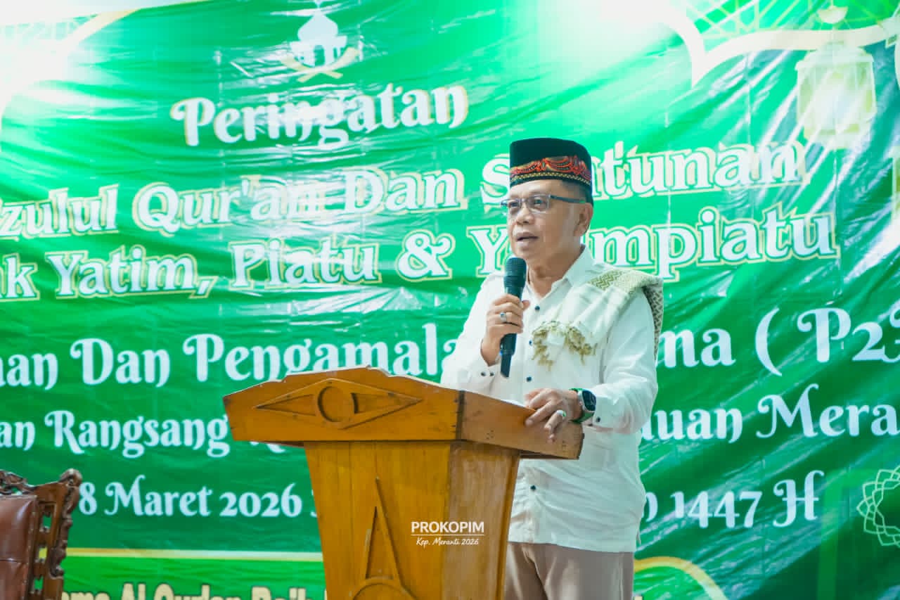 Bupati Kep. Meranti Asmar Safari Ramadan di Desa Wonosari Rangsang