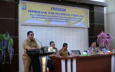 Polda dan Pemkab Meranti Kerjasama Program Siswa