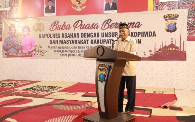 Plt Bupati H. Surya Buka Bersama Jajaran Polres Asahan  