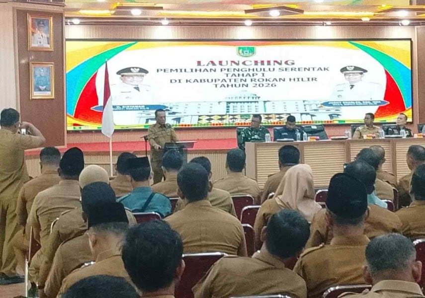 Bupati Rohil Lounching Pilpeg Serentak Tahap I Tahun 2026