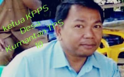 KPUD Kampar Berduka, Ketua KPPS Kumantan Meninggal