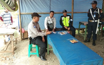 Anjangsana Polsek Pasar Kemis ke Lavon Swancity