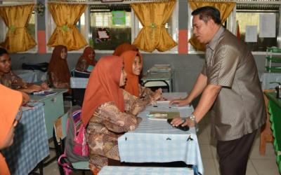 Ahmad Syah Sidak di MTsN Bengkalis