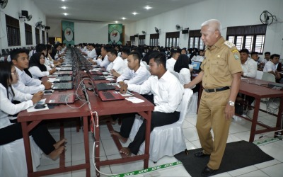 Bupati Asahan Buka Pelaksanaan Ujian CPNS Daerah