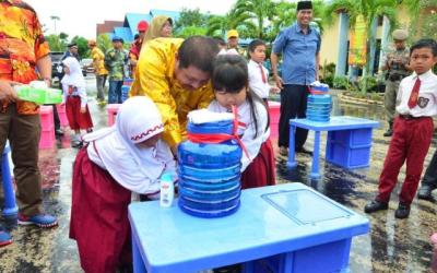 Bupati Sosialisasikan Gerakan Cuci Tangan Pakai Sabun