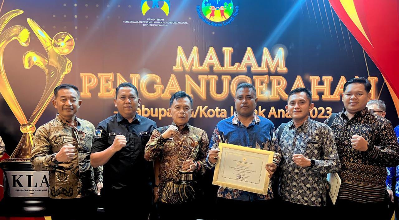 Meranti Kembali Raih Penghargaan Kabupaten Layak Anak Tahun 2023