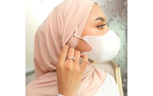 Hijab Instan Kekinian yang Gampang Pakai Masker Earloop