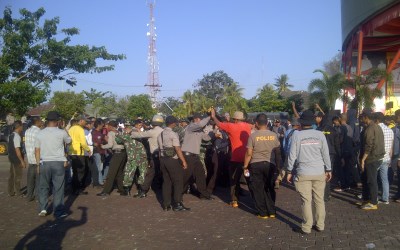 Pasukan Pengamanan di Bengkalis Gelar Sispamkota