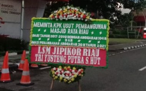 Dugaan Korupsi Mesjid Raya Riau, Jipikor Datangi KPK 