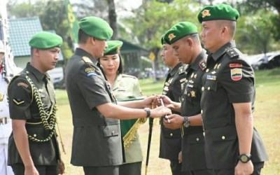 Putra Asli Kampar Resmi Jabat Dandim 0313/KPR